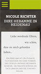 Mobile Screenshot of hebamme-mobil.de